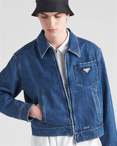 prada jackef|Prada denim jacket men's.